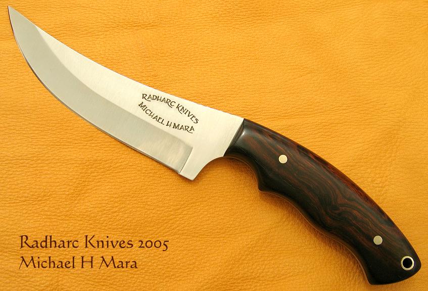 Custom Handmade Knives Ironwood Hunting Knife